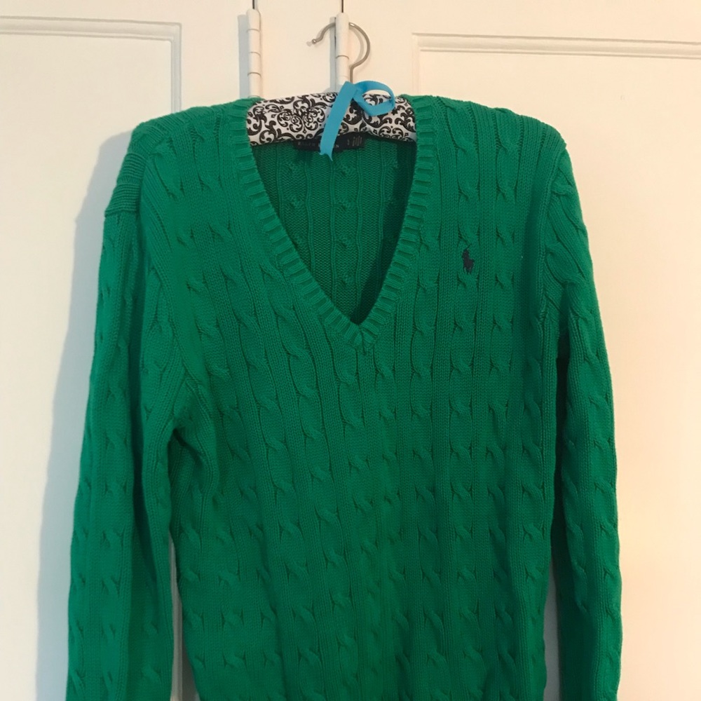 Kelly green Ralph Lauren Sweater